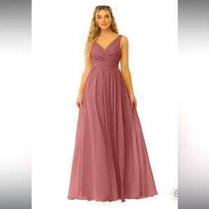 Azazie Dessert Rose Bridesmaid Dress